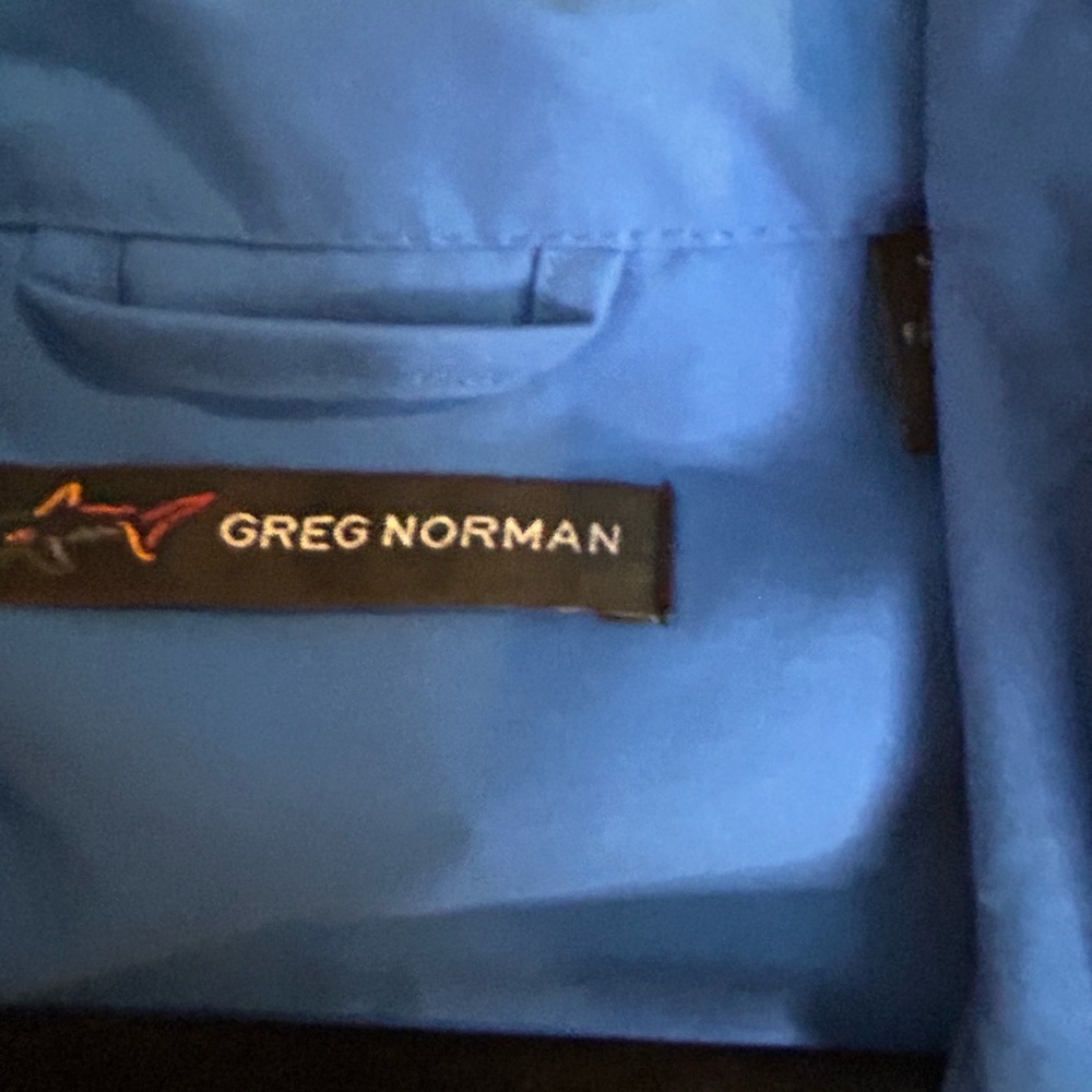 Greg Norman 1/4 Zip short sleeve windbreaker golf pullover EUc LG - Picture 9 of 12